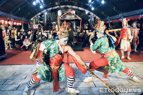 ▲▼  神明也吹管樂！嘉義城隍中元祭跨界神作，什家將&times;管樂團電爆視覺！  。（圖／嘉義市政府提供）