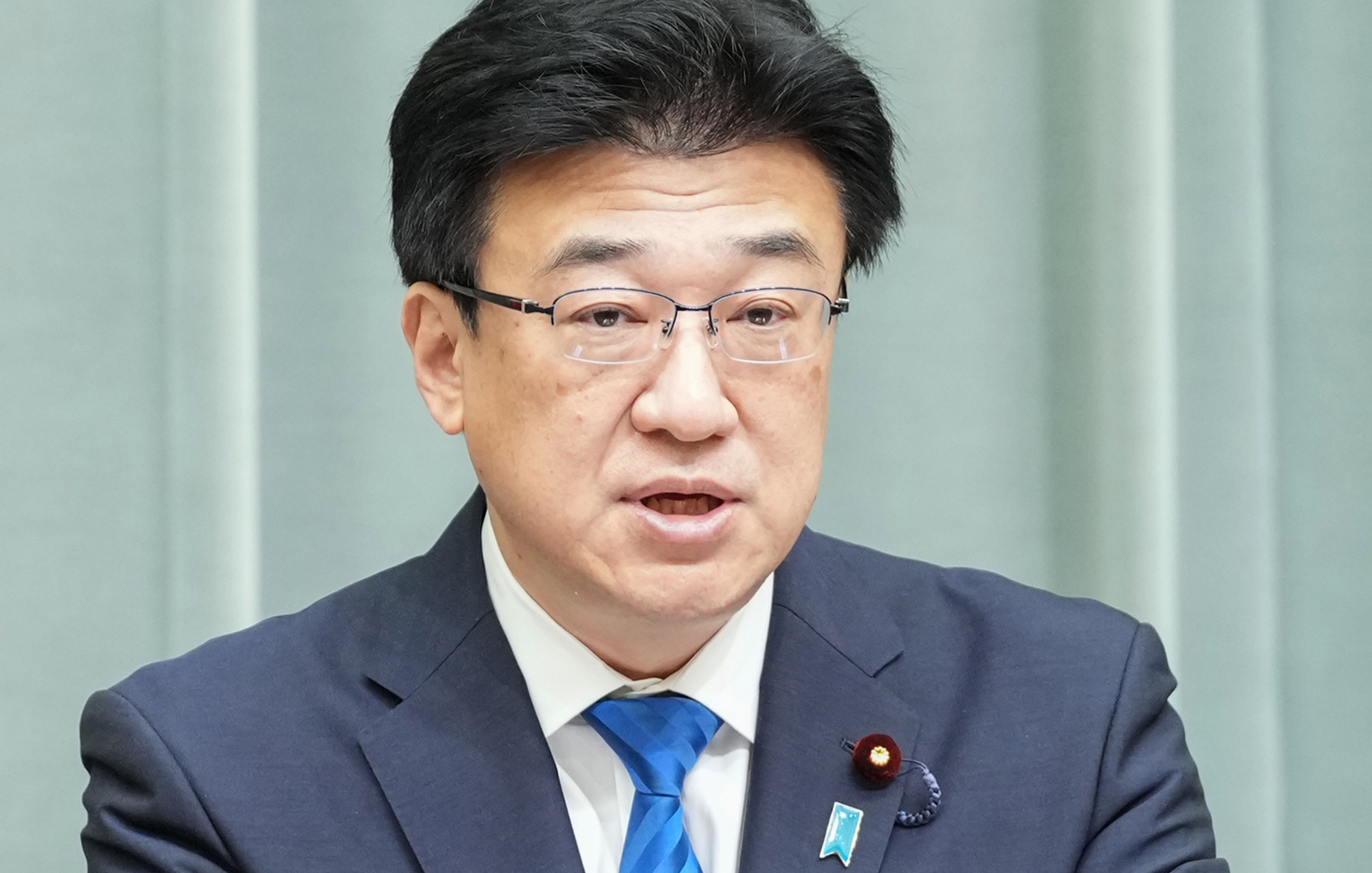 ▲▼日本內閣官房長官木原稔21日透露，日本已透過外交途徑向中國提出抗議。（圖／達志影像／美聯社）