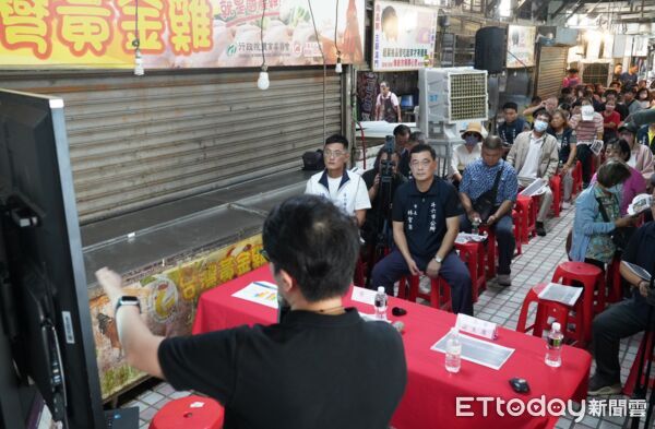 ▲市長林聖爵表示，市公所將傾聽地方聲音，以溫和修繕方式守護西市場。（圖／記者游瓊華翻攝）