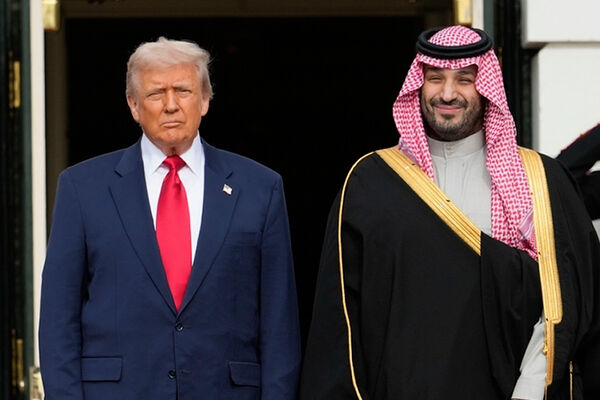 ▲▼ 美國總統川普與沙烏地阿拉伯王儲穆罕默德．沙爾曼（Mohammed bin Salman）。（圖／達志影像／美聯社）