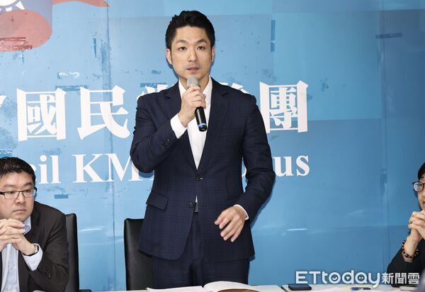 ▲▼蔣萬安向國民黨團說明重大議法案。（圖／記者黃克翔攝）
