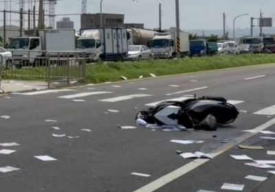 伸港「陳家3姊弟」車禍路口又出事　機車遭撞2男噴飛送醫