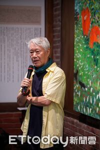蔣勳「祇樹給孤獨園」畫展開展 420公分巨幅油畫震撼登場