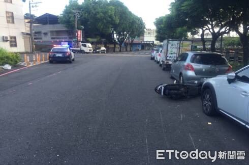 ▲屏東市自立路交通事故。（圖／記者陳崑福翻攝）