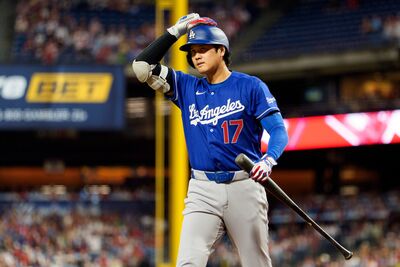 大谷翔平熄火4打數無安打 道奇後段灌分9比5轟垮費城人