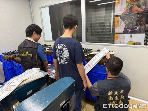 食藥署與地方衛生局前往連淨查核。（圖／食藥署提供）