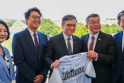 蔡其昌率團訪華府　沈伯洋等人代表交流
