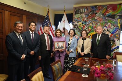 規格超過鄭麗文！　綠黨團、沈伯洋訪美會晤眾議長強生、裴洛西