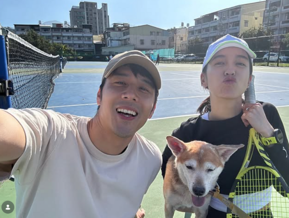 ▲▼陳庭妮,胡宇威。（圖／翻攝自Instagram／george_hu__）