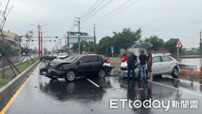 快訊／嘉義159縣道「6車連環撞」！1傷送醫　道路暫封閉