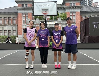 新竹城市盃3對3賽今起登場 百年古蹟前激戰、獎盃有小巧思