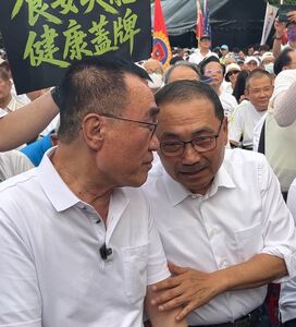 侯友宜上凱道捍衛食安:為市民朋友! 我和李四川必定全力以赴