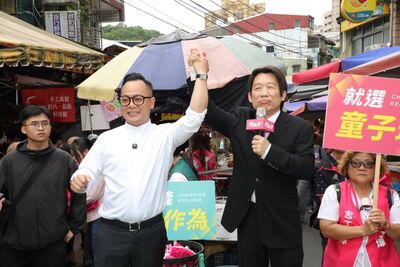 郭子乾化身「賴青德」替童子瑋助選 「最了解基層心聲生活市長」