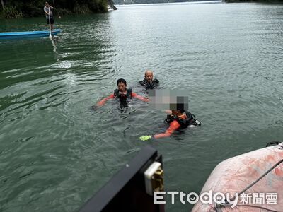快訊/找到了!男大生日月潭「岸邊6m沉沒」 尋獲已成冰冷遺體