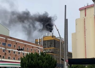 福壽公司疑設備維修不慎釀火警 黑煙竄天環保局要追查