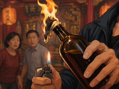 在神明眼前遭養子丟汽油彈！夫妻心軟無條件和解　判3年8月