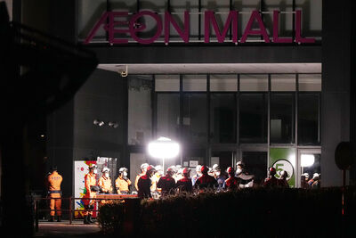 永旺夢樂城爆炸深夜畫面曝 疑瓦斯外洩引起
