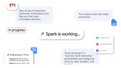 Google Gemini Spark登台!不用一直下指令、電腦關機也照樣工作