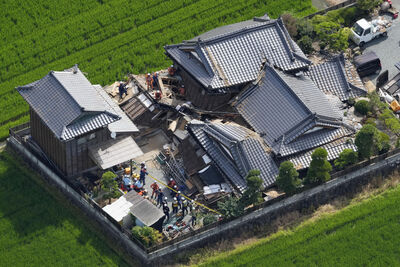 熊本地震「累計28死」！日政府說明最新災情　災區仍停水停電
