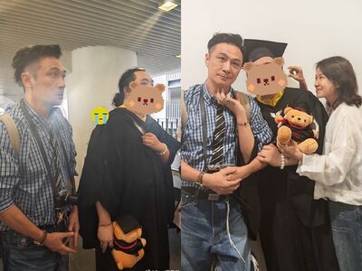 吳鎮宇17歲兒高中畢業！費曼首吐遭霸凌：書包被丟水池、手指被夾