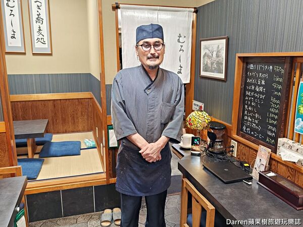 ▲▼へぎ蕎麦処むろしま必吃布海苔蕎麥麵，還有天婦羅、串燒配新潟地酒。（圖／《DARREN蘋果樹旅遊玩樂誌》授權提供）