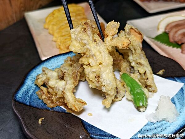 ▲▼へぎ蕎麦処むろしま必吃布海苔蕎麥麵，還有天婦羅、串燒配新潟地酒。（圖／《DARREN蘋果樹旅遊玩樂誌》授權提供）
