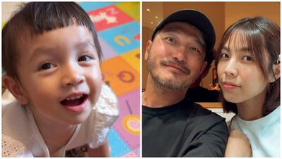 KID老婆嚇出冷汗！目睹「1歲女兒突雙手撐地做一動作」：拜託不要