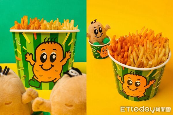 ▲▼「Potato Corner」歡慶登台1周年，限時推出「超狂大薯」規格。（圖／業者提供）