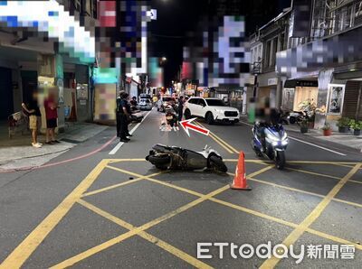黃牌重機裝爆閃燈逆向肇事！遭誤認「警車違規」　羅東分局澄清