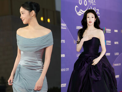青龍紅毯女神對決！高胤禎平口裙化身優雅黑天鵝、金高銀高級仙氣