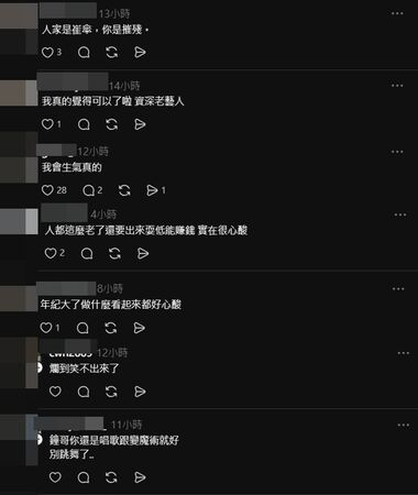 跳震胸舞遭狠酸「人都這麼老了」 小鐘無奈認：只想把歡樂送大家 圖片 4