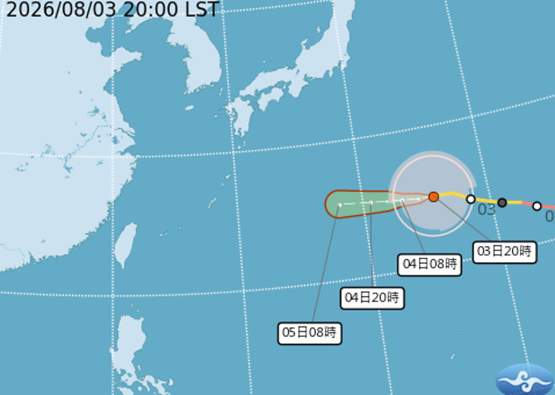 ▲▼白海豚颱風。（圖／中央氣象署、NCDR、翻攝NOAA）