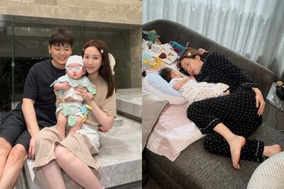 愛雅曝月中生活「喘不過氣」! 罹產後憂鬱提早回家