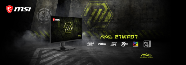 ▲▼MSI (微星科技) 全新登場26.9吋「MAG 271KPD7」5K Dual Mode雙模電競顯示器。（圖／微星提供）