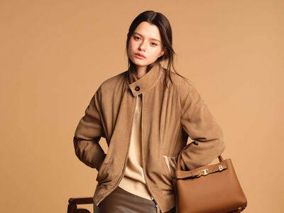 混血女神Becky成TOD'S大使！奶茶色穿搭太美「T字新包」搶先亮相