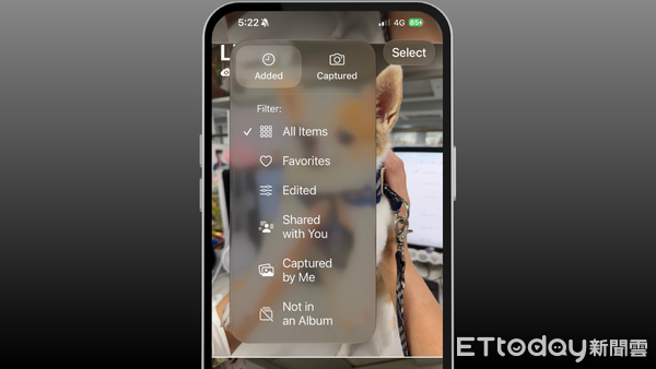 ▲▼iOS 27照片App新增「由我拍攝」功能。（圖／記者吳立言攝）