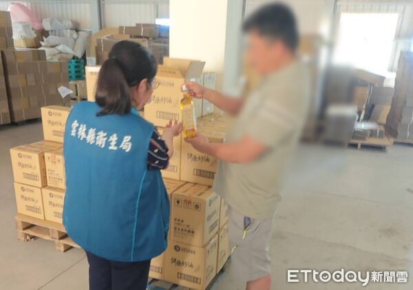▲雲林衛生局針對涉案苦茶油全面清查進貨來源、批號、數量、庫存及流向。（圖／記者游瓊華翻攝）