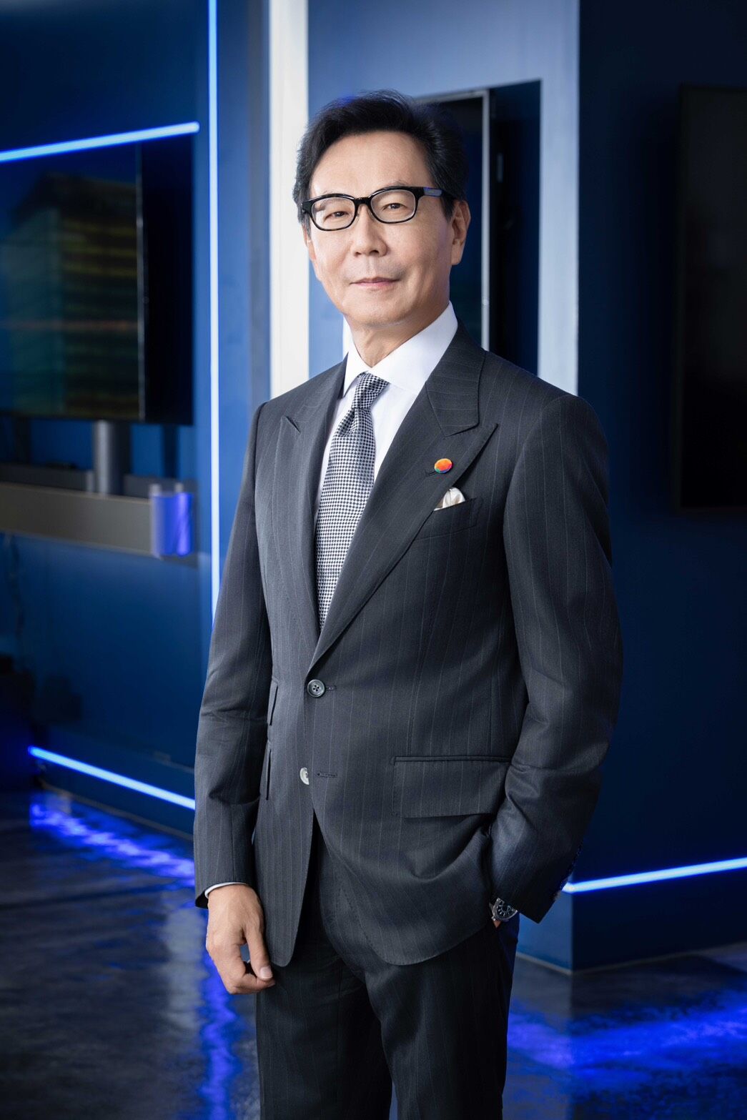 ▲▼ 蔡明忠,台灣大,AI,轉型,企業百強,永續。（圖／台灣大哥大提供）