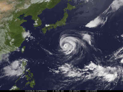 快訊/雙颱共舞「鯨魚」今晨生成 白海豚可能周五海警