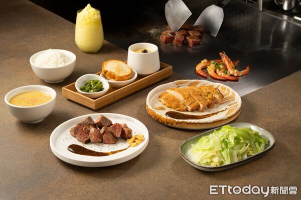 ▲王品「就饗鐵板燒」首間概念店今試賣　8/7前全品項9折。（圖／王品提供）