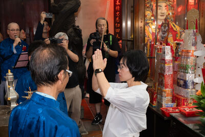 一府二鹿三新莊！　蘇巧慧賀關聖帝君聖誕拋新莊發展願景