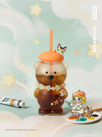 ▲星巴克與Molly聯名推出飲品與周邊商品。（圖／品牌提供）