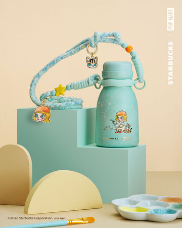 ▲星巴克與Molly聯名推出飲品與周邊商品。（圖／品牌提供）