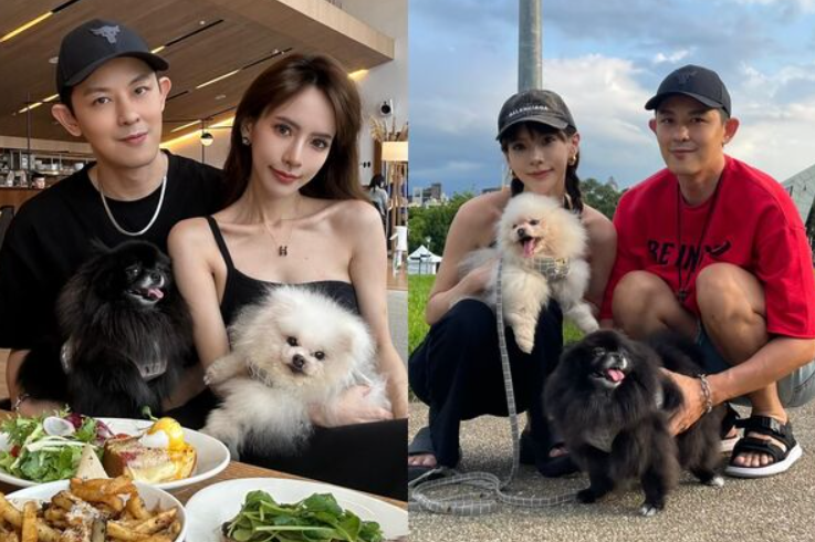 ▲敖犬的其中一隻愛犬敖妹（黑）於日前逝世。（圖／翻攝自Instagram／bboyowodog）