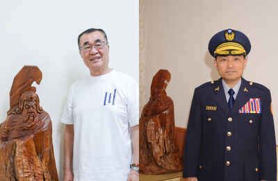 獲侯友宜傳承勝選關公聖像 李四川:秉持祂的忠義為新北做事