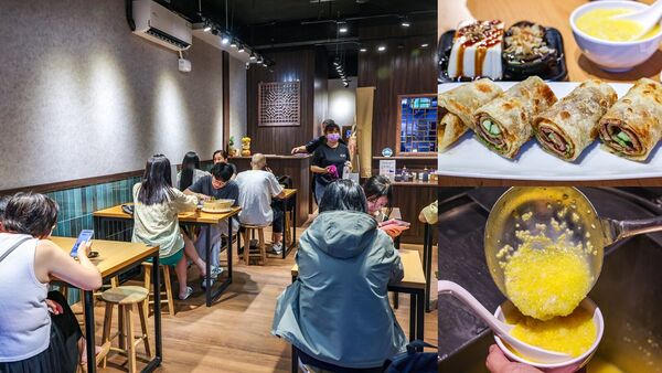 ▲▼食功夫集美店主打手工鍋貼蒸餃，內用小米粥吃到飽。（圖／《陳小可的吃喝玩樂》授權提供）