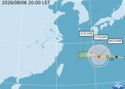 白海豚最快今午後海警！　北部「紫爆」風雨一圖看