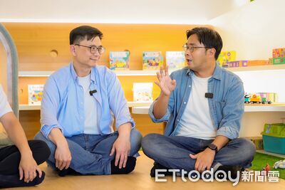 陪孩子打開世界！父親節前夕偕議員共讀繪本　賴瑞隆推2030雙語都