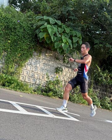 ▲名古屋亞運鐵人三項國手江典祐。（圖／翻攝自Facebook／TriathlonTienYu）