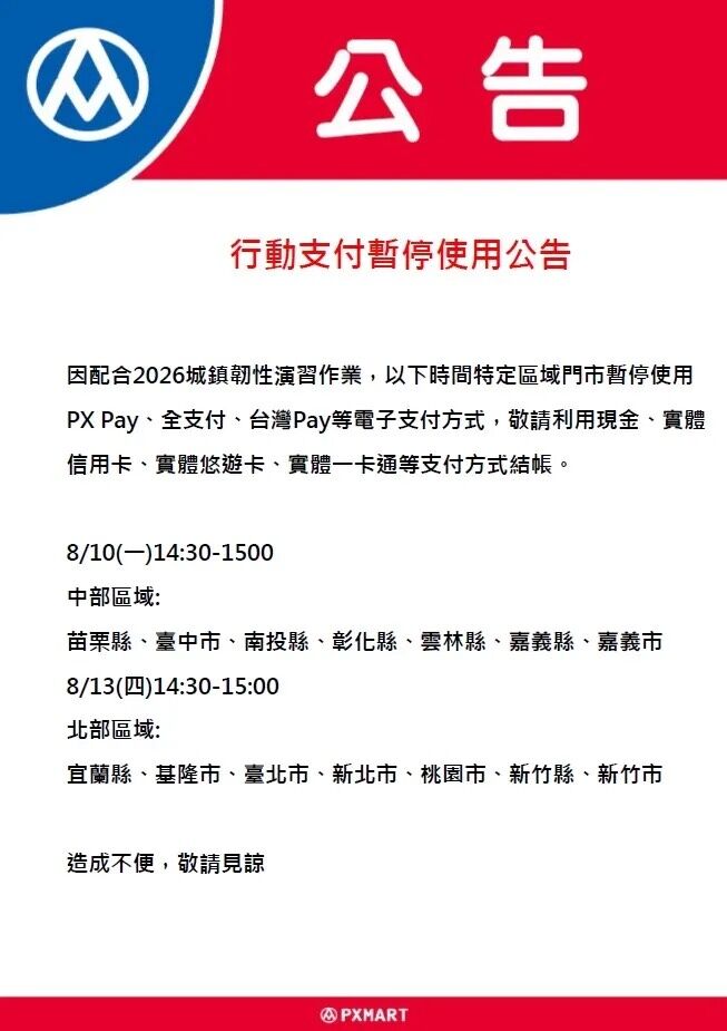 ▲▼配合2026年城鎮韌性演習，超商、超市及量販通路也有相對措施。（圖／業者提供）